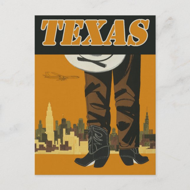 TEXAS Travel postcard (Front)