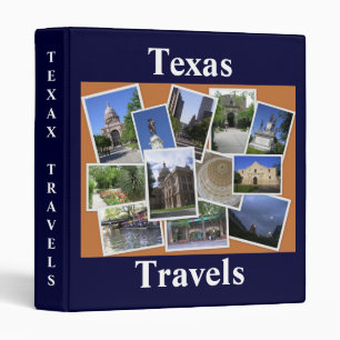 Texas Travels-photo collage Binder