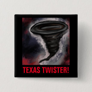TEXAS TWISTER 2 INCH SQUARE BUTTON