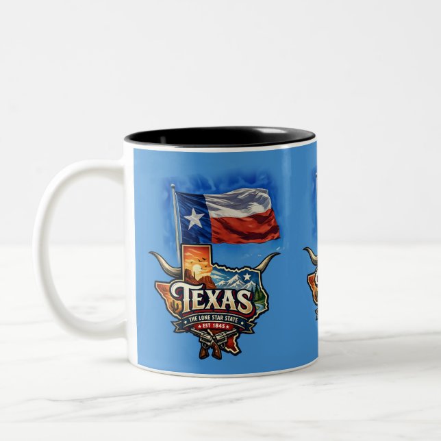 TEXAS Two-Tone COFFEE MUG (Left)