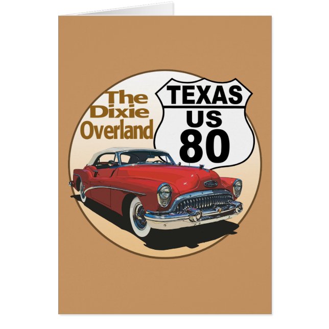 Texas US Route 80 - The Dixie Overland (Front)