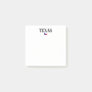 Texas USA State Map Flag Post-it Notes