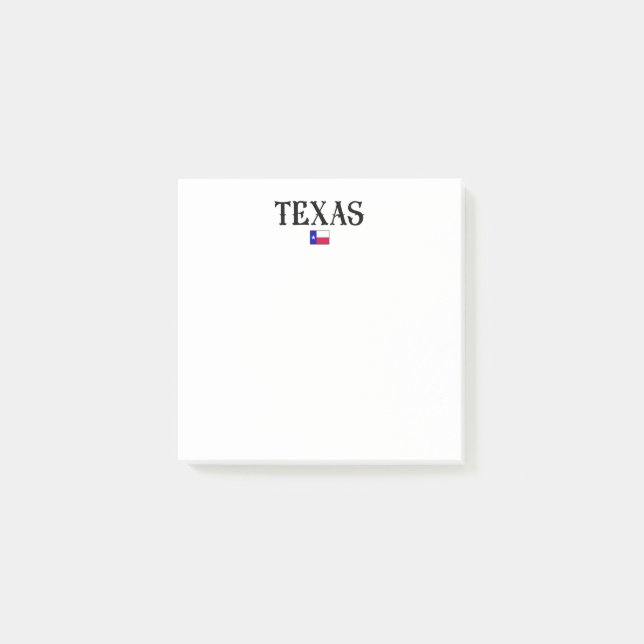 Texas USA State Map Flag Post-it Notes (Front)