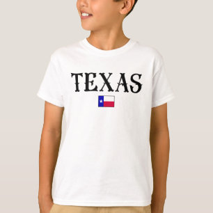 Texas USA State Map Flag T-Shirt