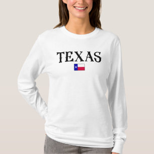 Texas USA State Map Flag T-Shirt