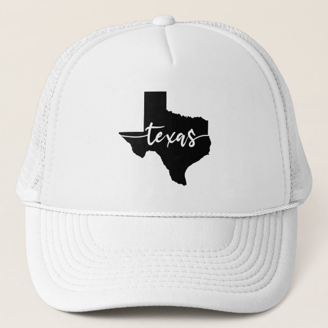 Texas USA State Map Trucker Hat (Front)