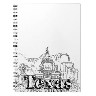 Texas Vacation Art Drawing Vacation Art Travelling Notebook