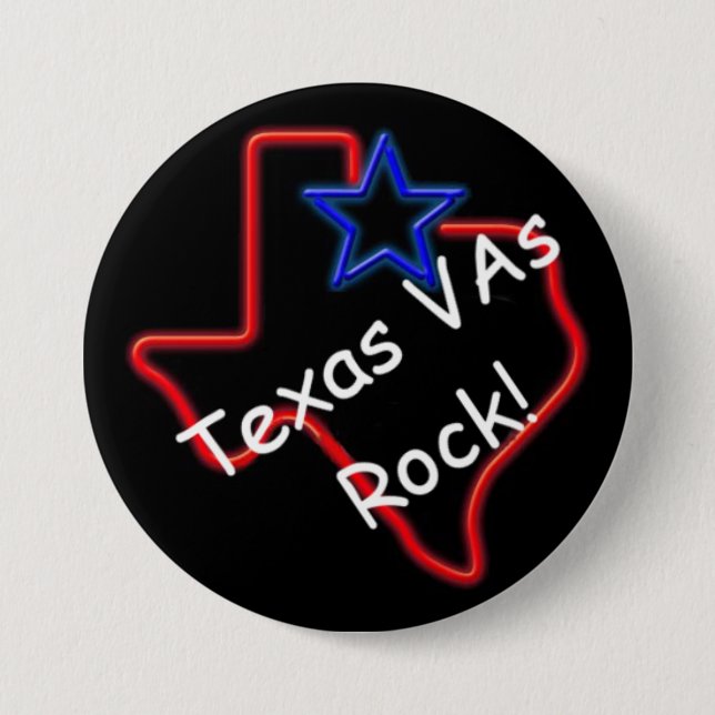 Texas VAs Rock 3" Button (Front)