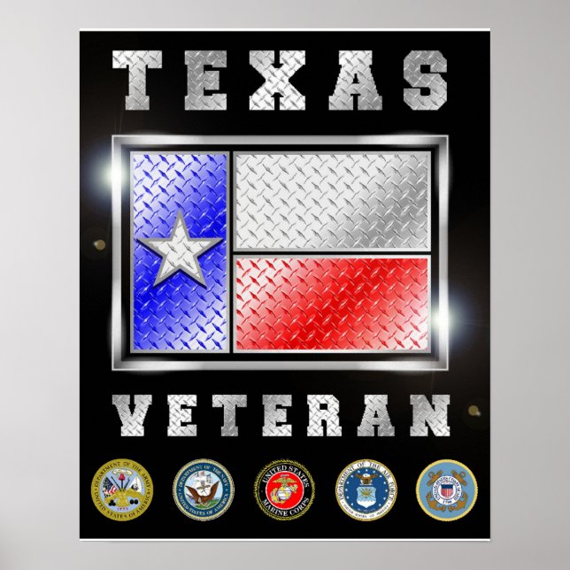 Texas Veteran Poster (Front)