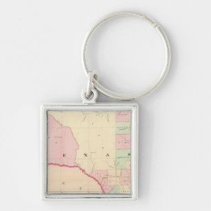 Texas W portion Keychain