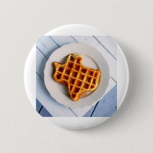 Texas Waffle 2 Inch Round Button