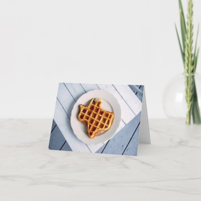 Texas Waffle Carte pour notes (Devant)