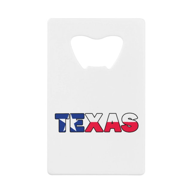 Texas Wallet Bottle Opener (Front)