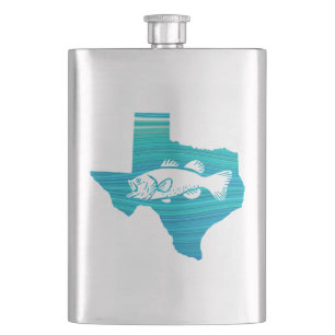 Texas Wave Fishing Hip Flask
