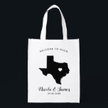Texas Wedding Welcome Bag for Out of Town Guests<br><div class="desc">Fill this bag with your favourite Texas treats for guests to your wedding!</div>
