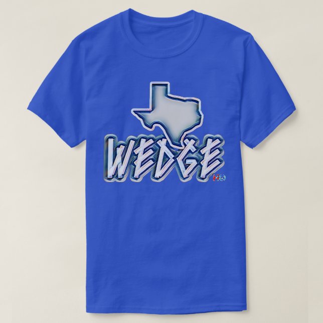 Texas Wedge Hipster Golf T-Shirt (Design Front)
