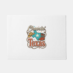 Texas Western Vintage Cowgirl Graphic T-Shirt Desi Doormat