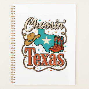 Texas Western Vintage Cowgirl Graphic T-Shirt Desi Planner