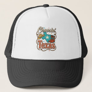 Texas Western Vintage Cowgirl Graphic T-Shirt Desi Trucker Hat