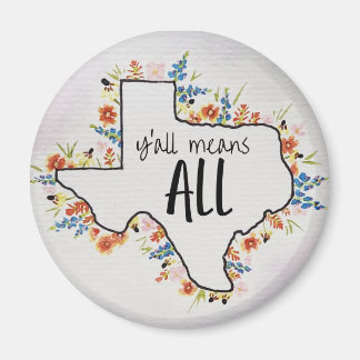 Texas Wildflower Inclusivity Magnet