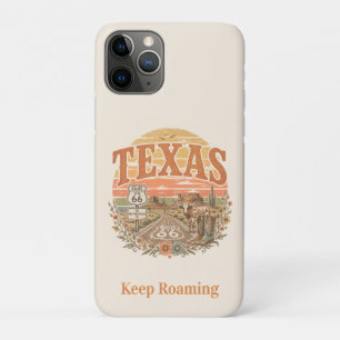 Texas Wildflower Road Trip Tech Style iPhone 11 Pro Case