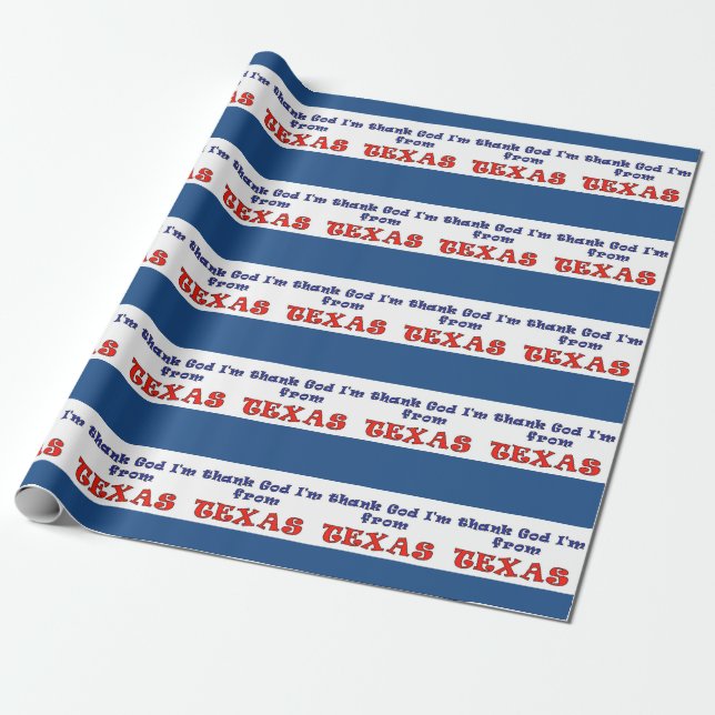 TEXAS WRAPPING PAPER (Unrolled)