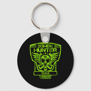 Texas Zombie Hunter Keychain