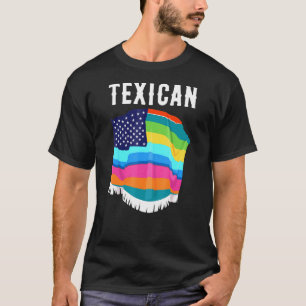 Texican American Flag Hispanic Latina Heritage Tee