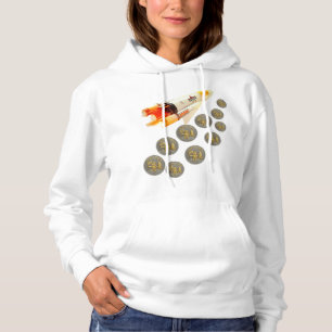 TexitCoin Official Logo Pullover Zipper White
