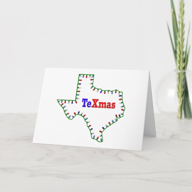 TeXmas Lights Holiday Card (Front)