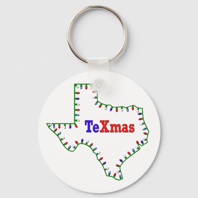 TeXmas Lights Keychain (Front)
