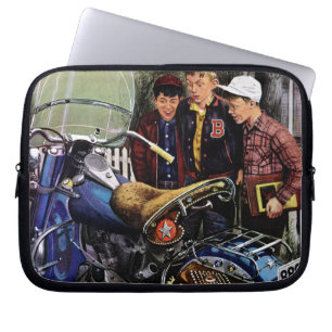 Tex's Motorcycle Laptop Sleeve