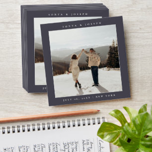 Text and Photo Wedding Envelope