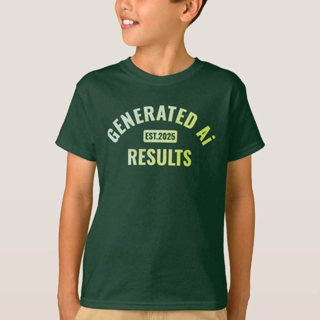 Text art T-Shirt with Simple and Clean Design (Front)