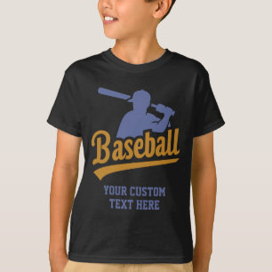 Text Baseball Graphic Art T-Shirt