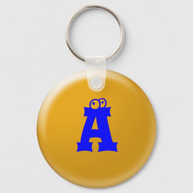 text button,A Keychain (Front)
