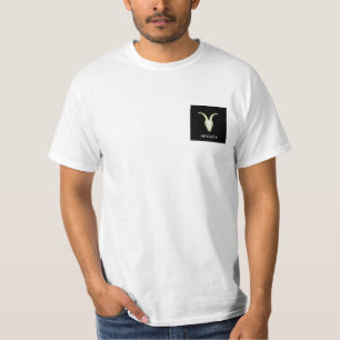 Text Custom GOAT Black T-Shirt