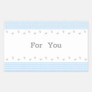 Text Custom Open & Check (Blue)  Sticker