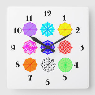 Text Custom RAINYDAY Acrylic Wall Clock