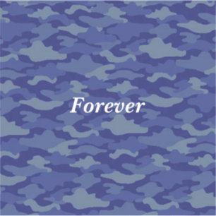 Text Customization Camo Blue