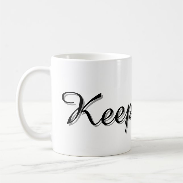 Text Design Mug (Gauche)