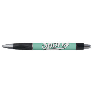 Text Design: SPORTS white + your own text & ideas Pen