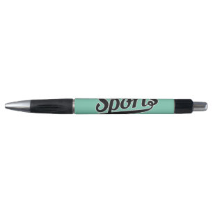 Text Design: SPORTS white + your own text & ideas Pen