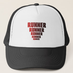 Text design trucker hat