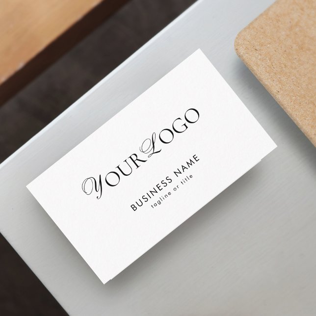 Text Horizontal Business Logo Qr Code Company Card (Creator Uploaded)