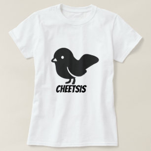 Text in Mahican: cheetsis and a black bird T-Shirt