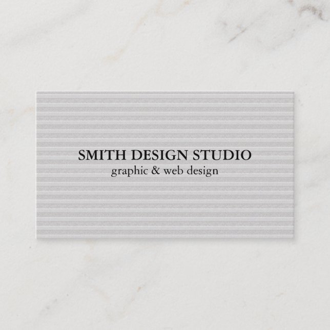 Text Information | Texture Lines Business Card (Front)
