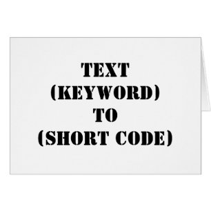 TEXT (KEYWORD) TO (SHORT CODE)