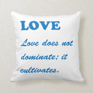 Text LOVE: Romance Soul Spiritual Life Partner Hap Throw Pillow