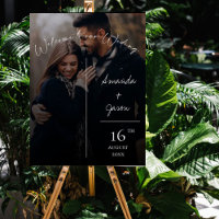 Text Overlay Photo Welcome To Our Wedding